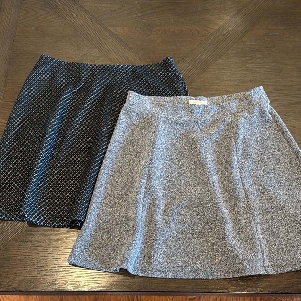 2 LOFT mini skirts